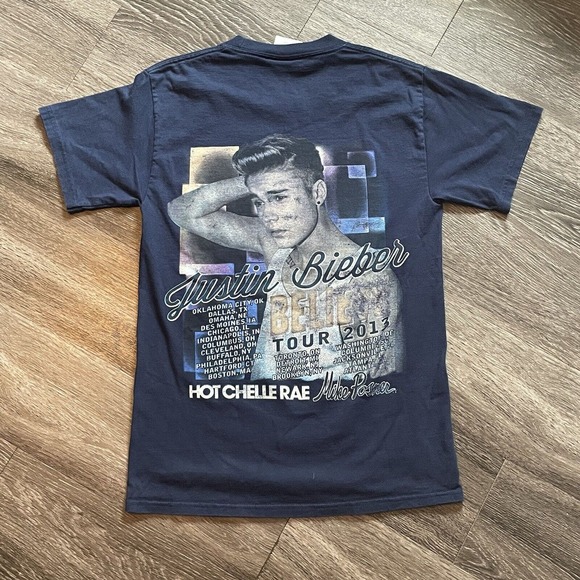 Justin Bieber Believe Tour Shirt Size Small 2013 Graphic Pop Music - Picture 3 of 5
